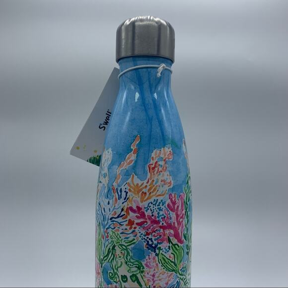 Ltd Ed Starbucks Lilly Pulitzer S'well Sirens Calling Mermaid Swell Water Bottle - Picture 8 of 11